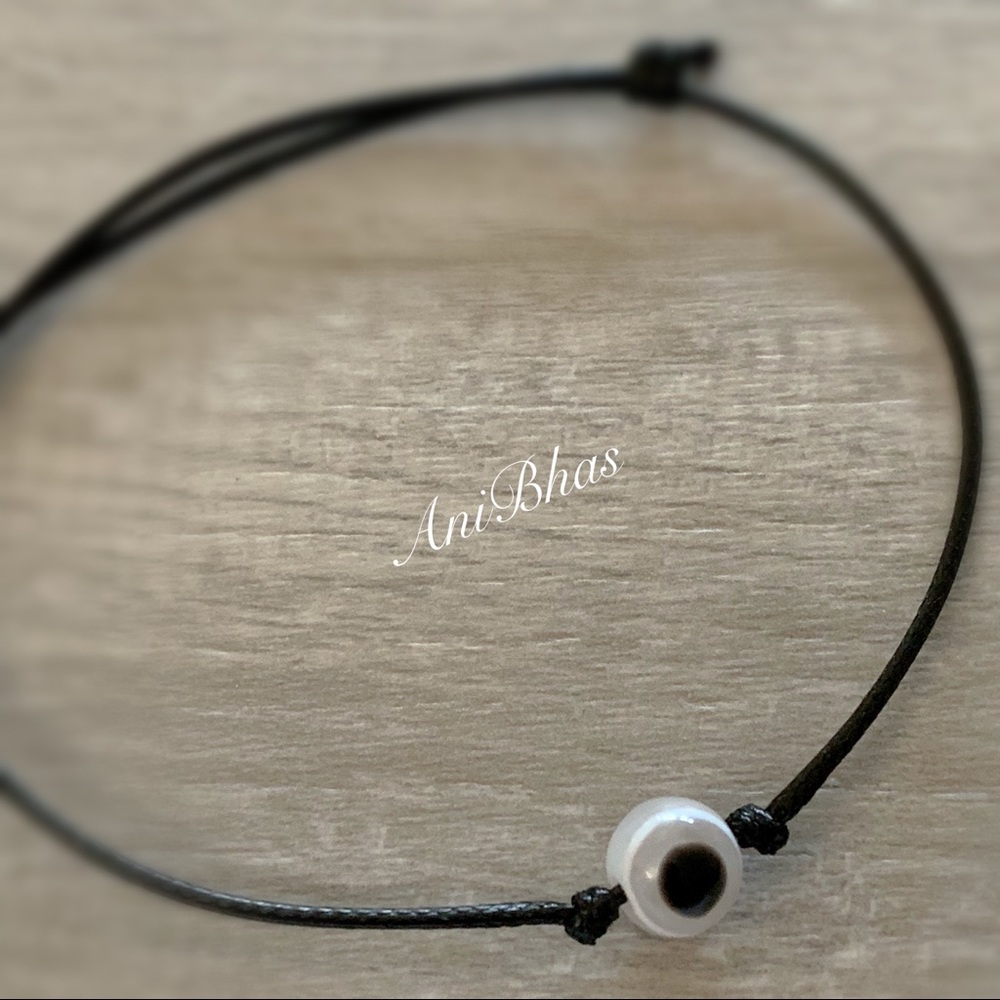Evil Eye Protection Wax Cord Bracelet